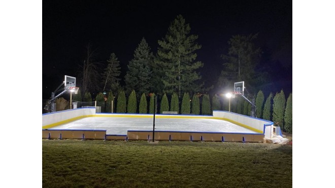 Portable Refrigerated Rink Kits 20' x 40' - Hybrid Configuration